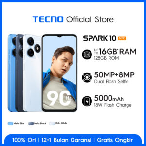 TECNO SPARK 10 NFC Harga Spesifikasi